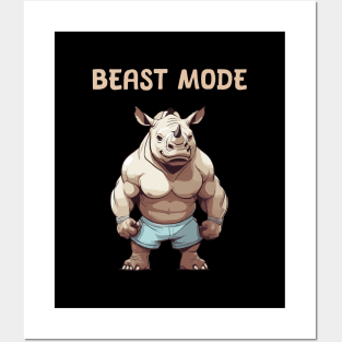 Beast Mode for gym Posters and Art